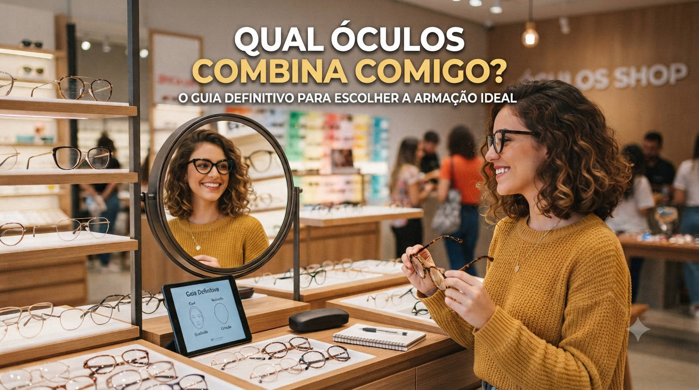 Qual óculos combina comigo? O guia definitivo para escolher a armação ideal