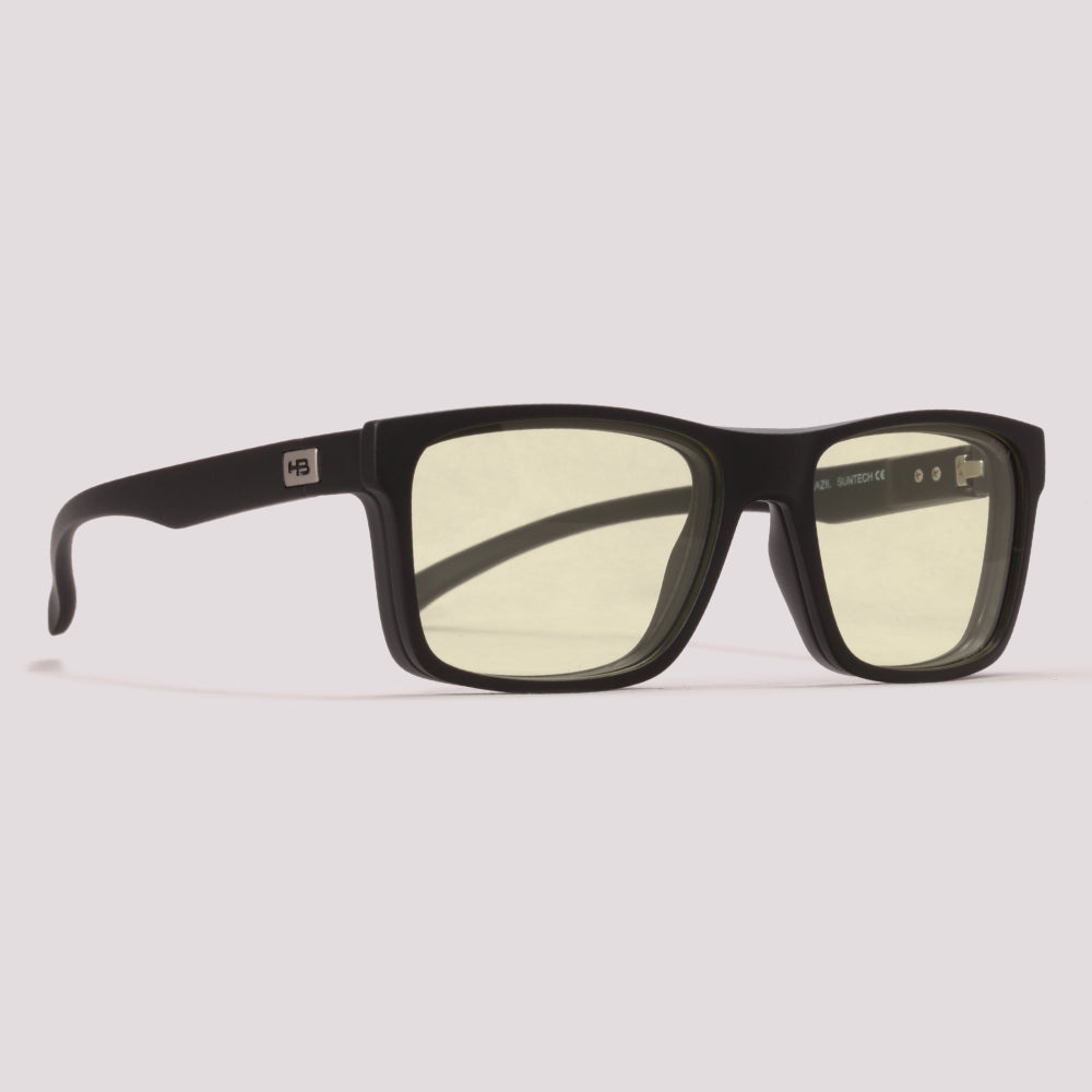 HB Switch 0339 Clip On Preto Fosco Cinza Gamer - Grau - 53 mm