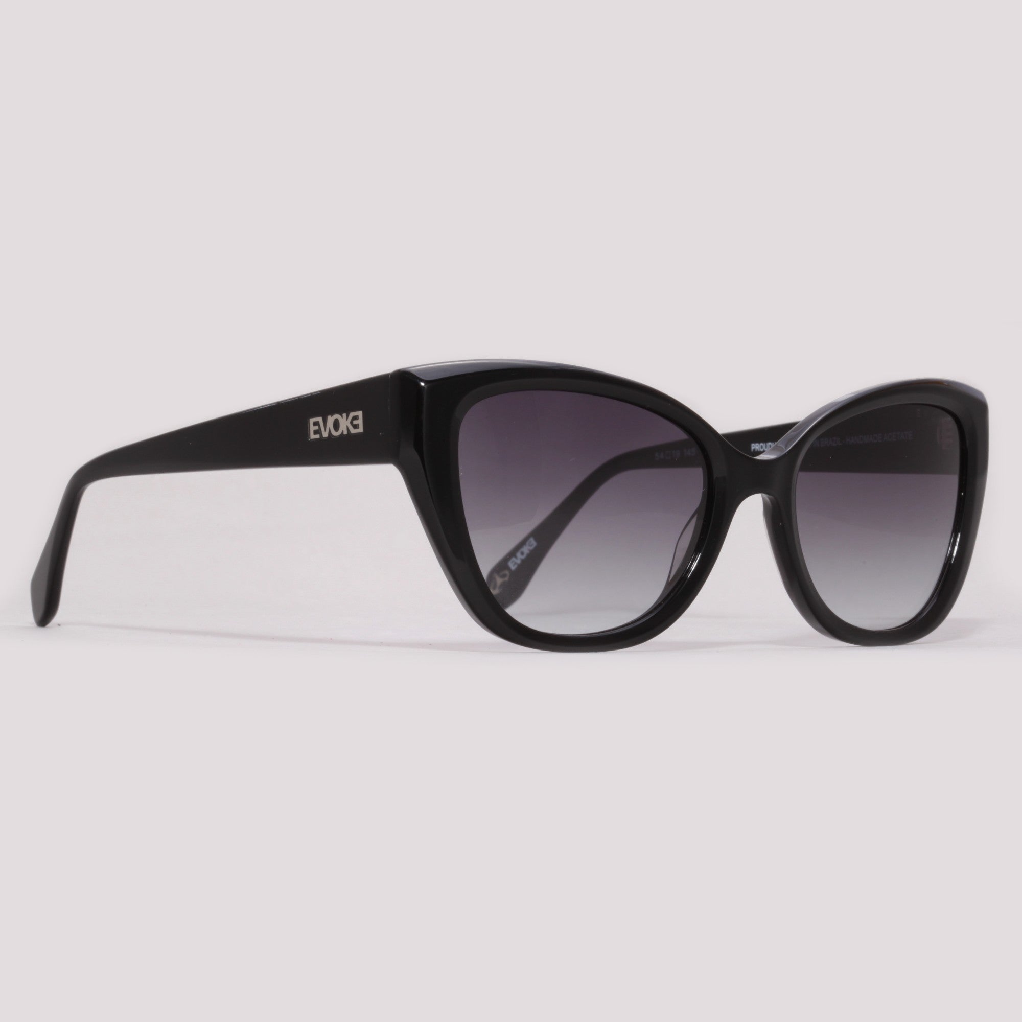 Evoke EVK 43 A01 Preto Brilho Preto Degradê -  Sol - 54 mm