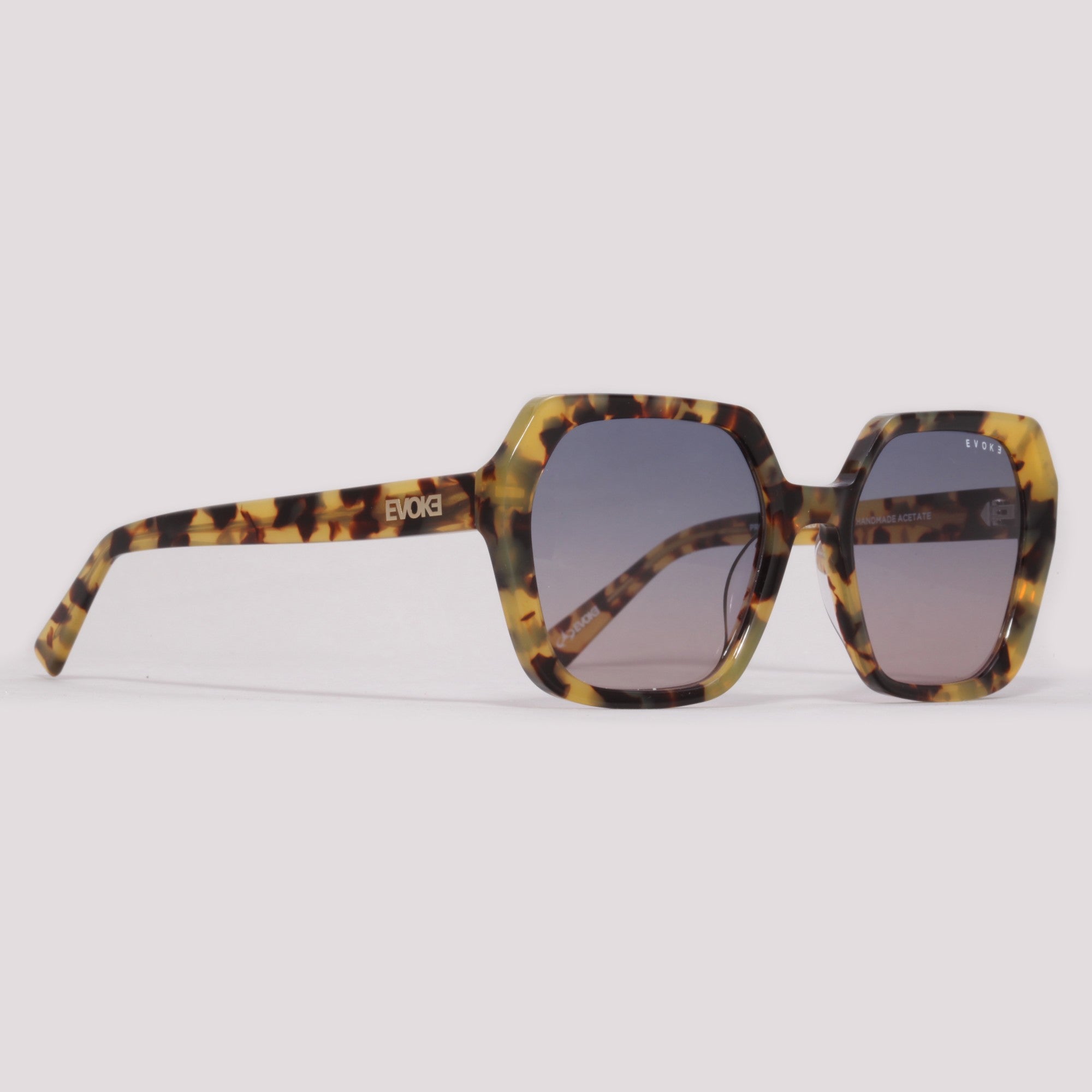 Evoke EVK 57 G21 Mesclado Brilho Azul Degradê - Sol - 56 mm