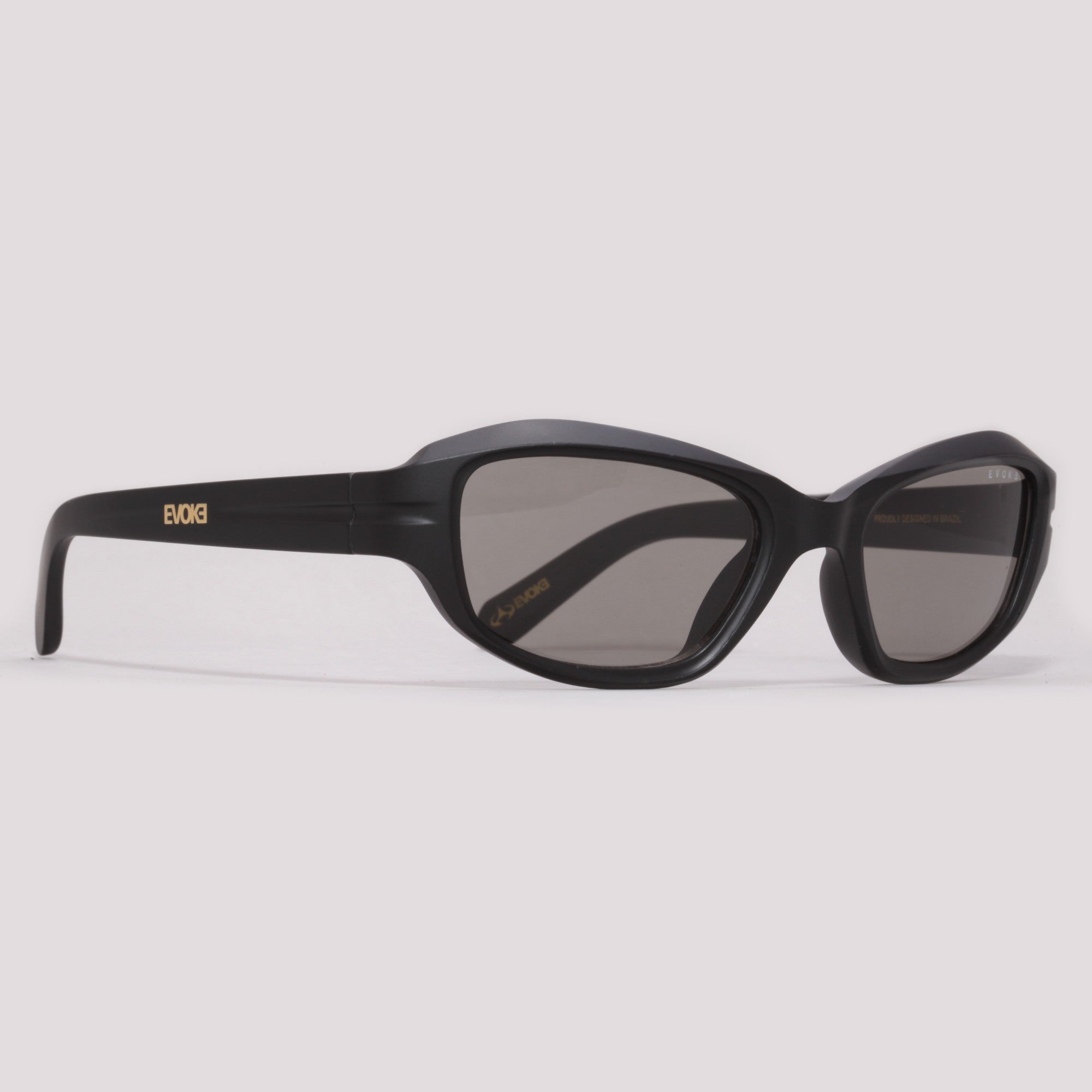 Evoke EVK 61 A11 Preto Fosco Verde - Sol - 55 mm