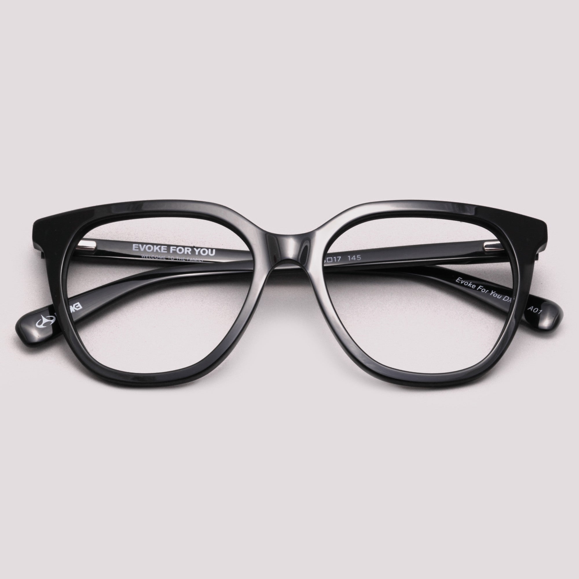 Evoke For You DX178 A01 Preto Brilho - Grau - 53 mm
