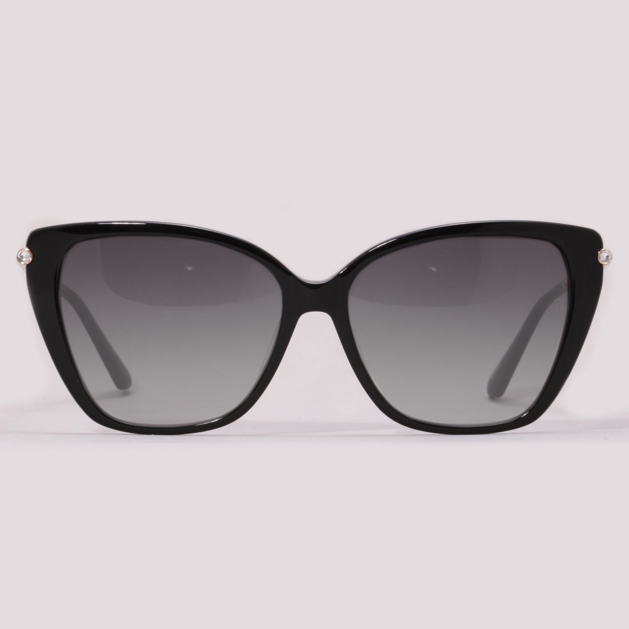Ana Hickmann AH90024 A01 Preto Brilho e Dourado Preto Degradê - Sol - 58 mm