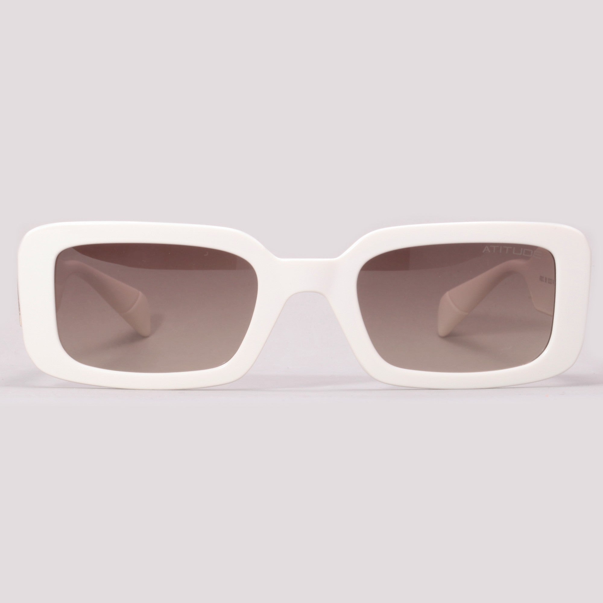 Atitude AT8212 B01 Branco Brilho Marrom - Sol - 52 mm