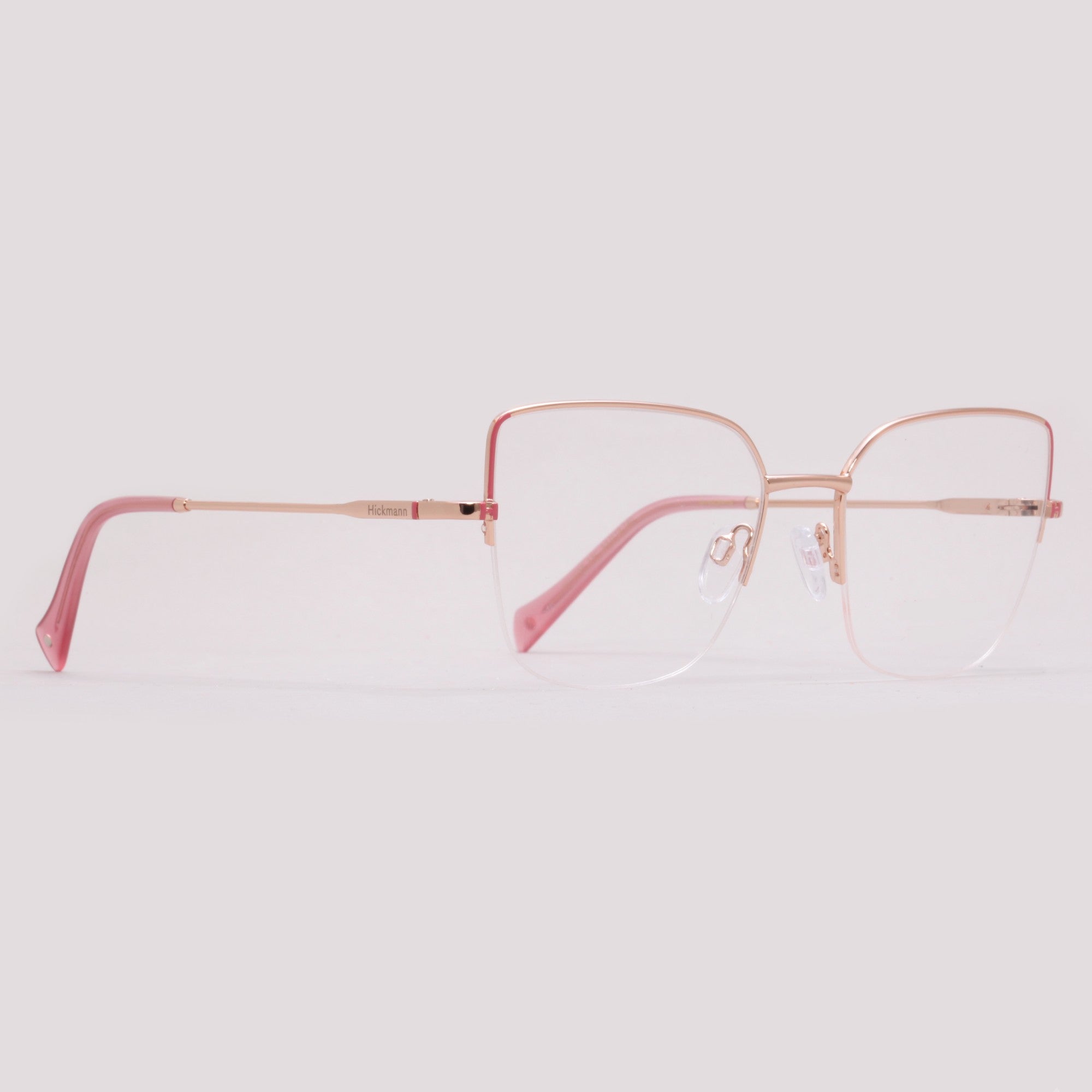 Hickmann Peonia 1 HI10058 13C Rosa e Dourado Brilho - Grau - 53 mm