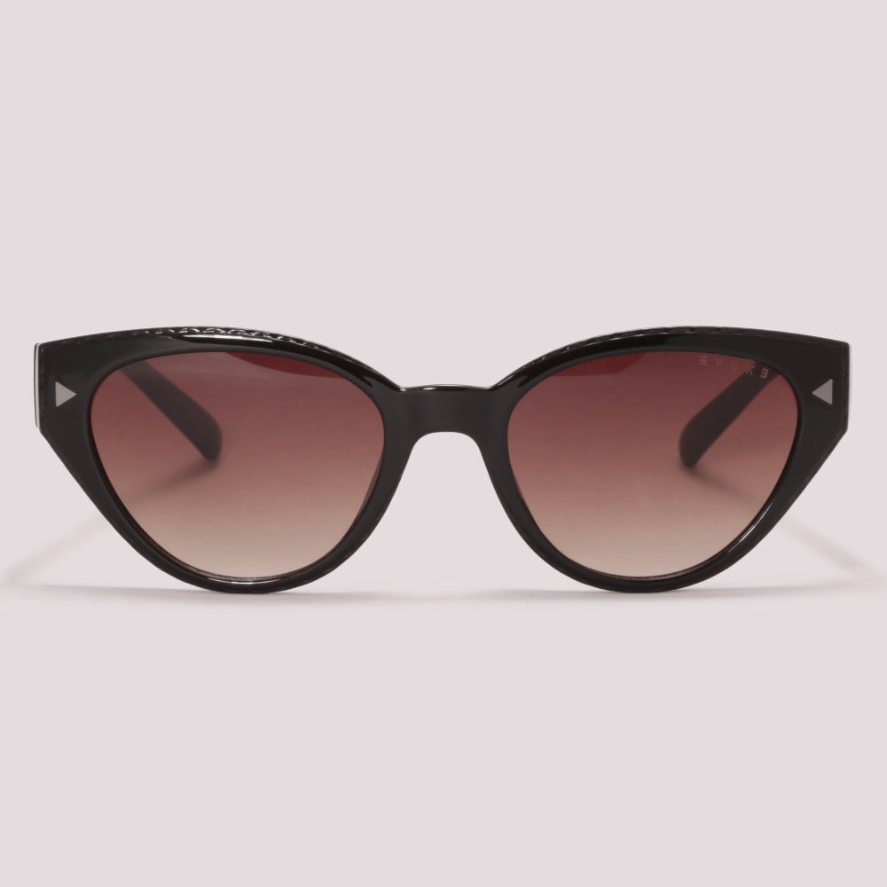 Evoke For You DS87 A01 Preto Brilho Marrom Degradê - Sol - 51 mm