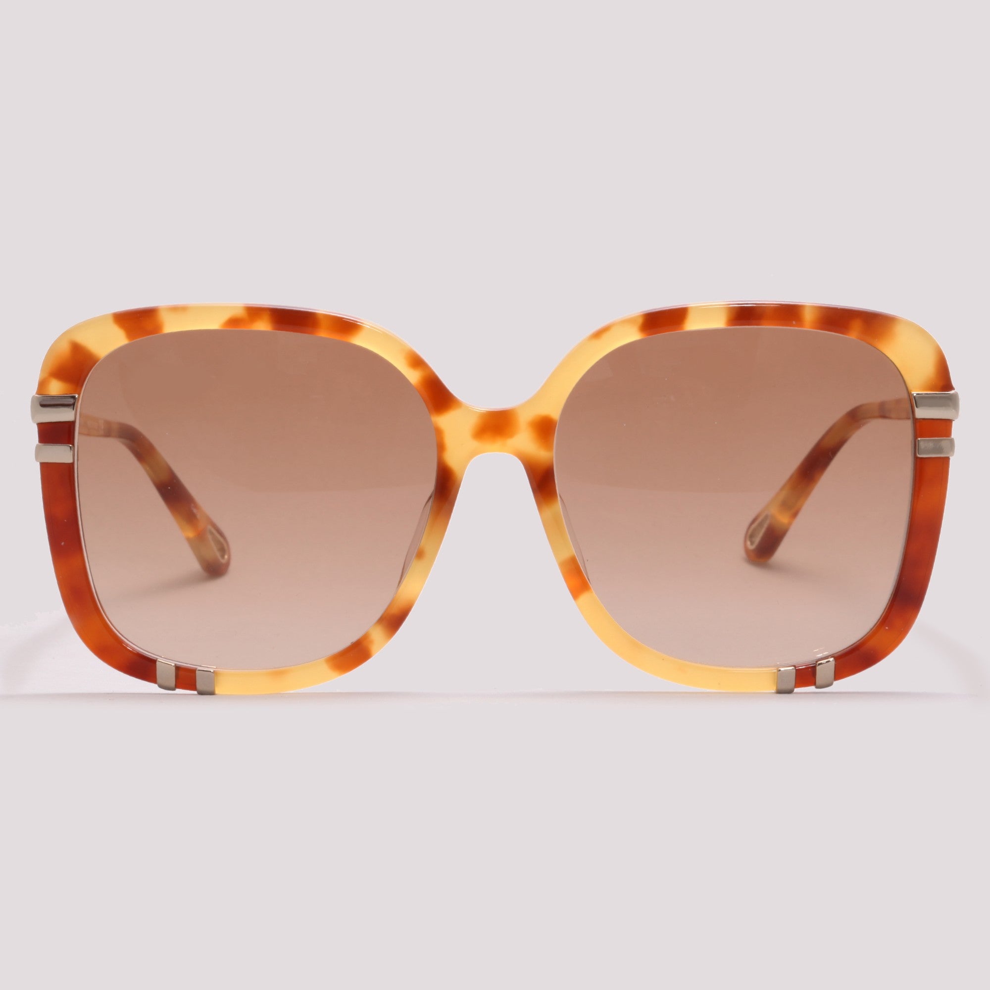 Chloé CH0106SA 001 Marrom Mesclado Marrom Degradê - Sol - 59 mm