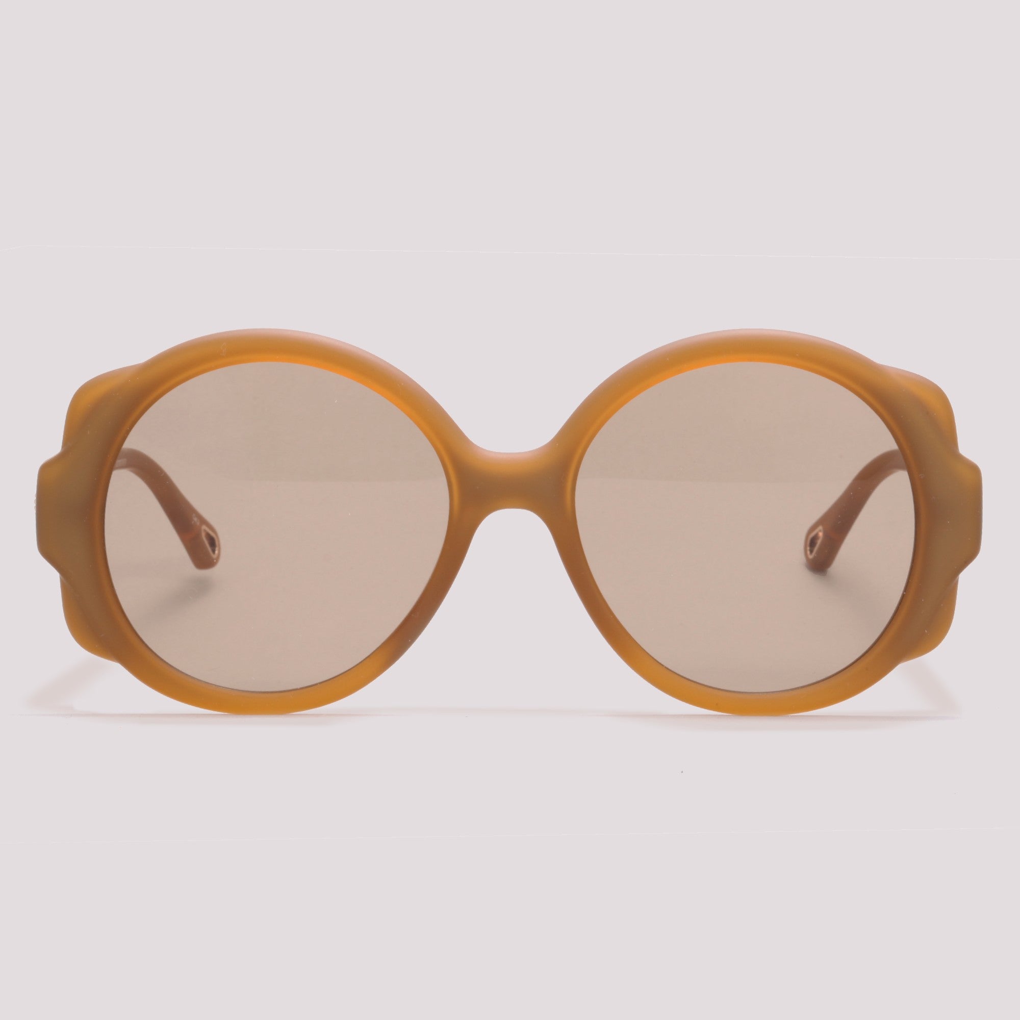 Chloé CH0120S 004 Amarelo Fosco Amarelo Total - Sol - 55 mm