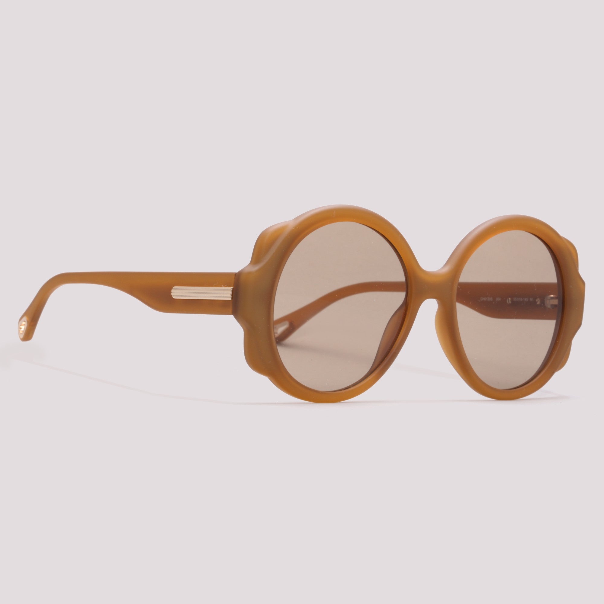 Chloé CH0120S 004 Amarelo Fosco Amarelo Total - Sol - 55 mm