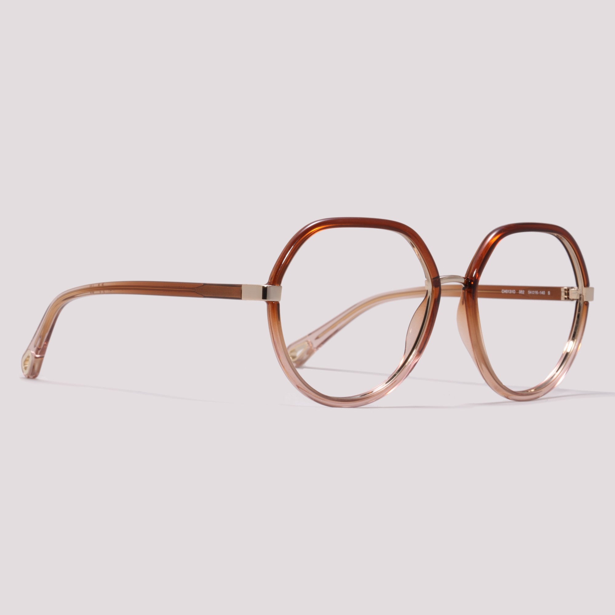 Chloé CH0131O 002 Marrom Degradê - Grau - 54 mm