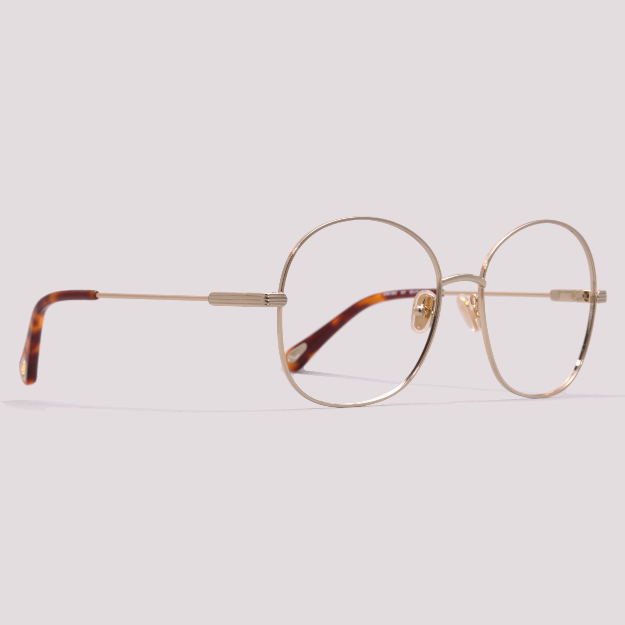Chloé CH0138O 001 Dourado Brilho - Grau - 55 mm