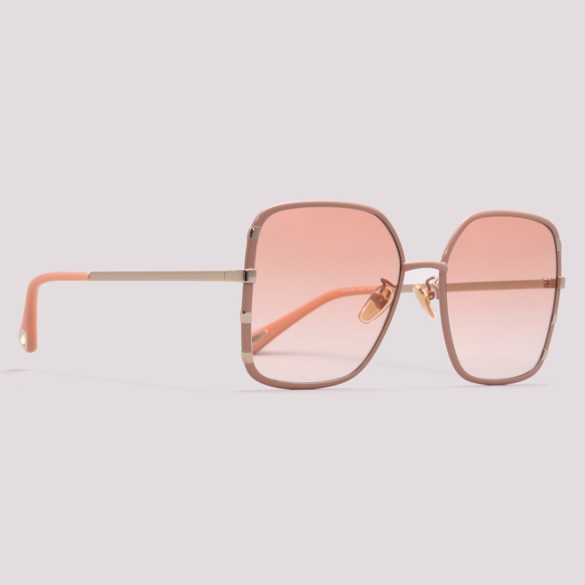 Chloé CH0143S 003 Rosa Brilho Rosa Degradê - Sol - 59 mm