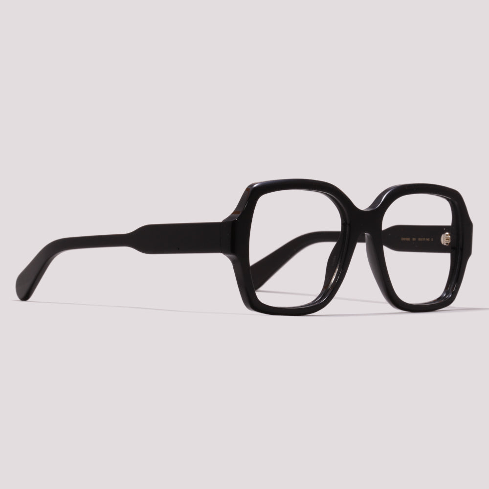 Chloé CH0155O 001 Preto Brilho - Grau - 53 mm