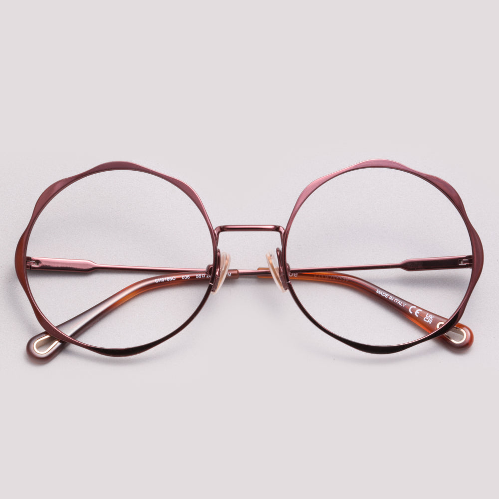 Chloé CH0185O 006 Vinho Brilho - Grau - 56 mm