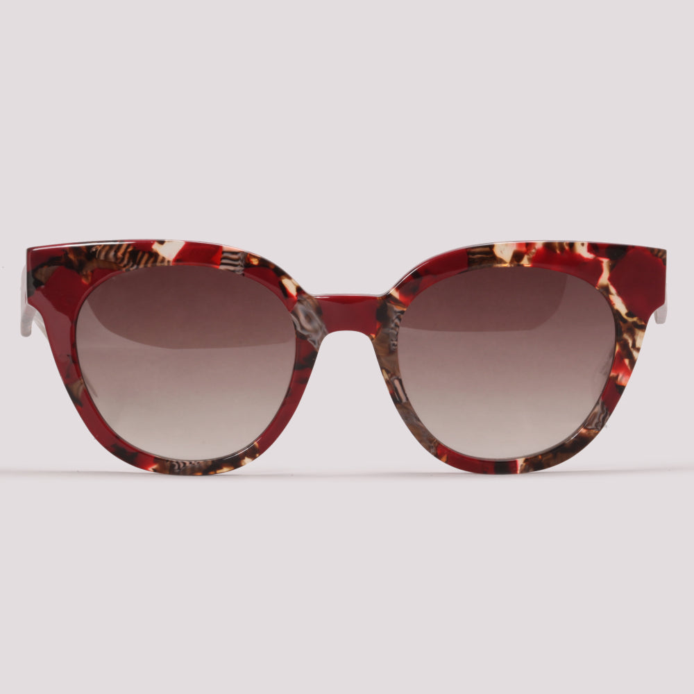 Óculos de Sol Evoke EVK 35 BRG21 Mesclado Marrom Degradê - Sol - 51 mm