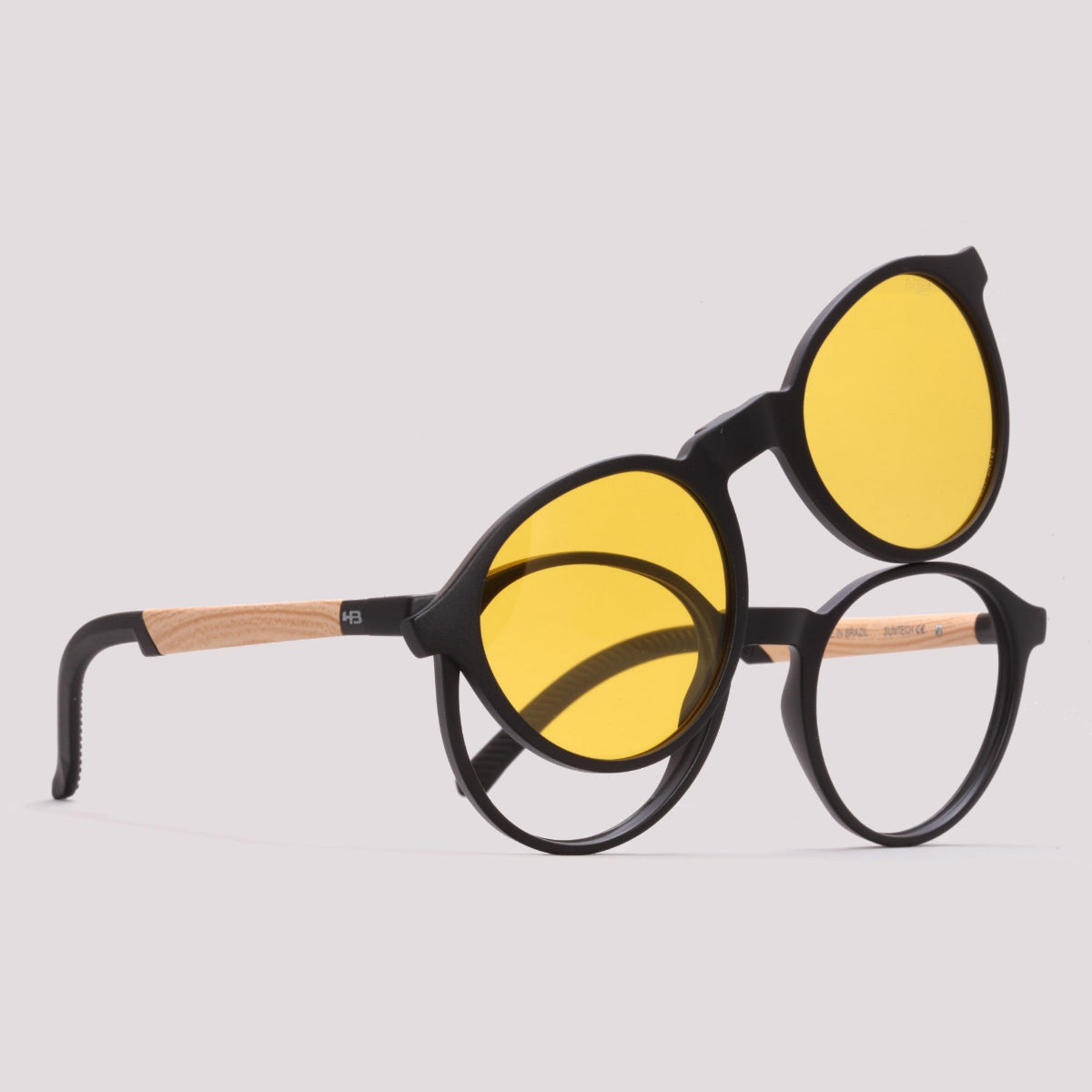 HB Switch 0526 Matte Black/ Wood Gray/ Night Drive - Grau - 48 mm