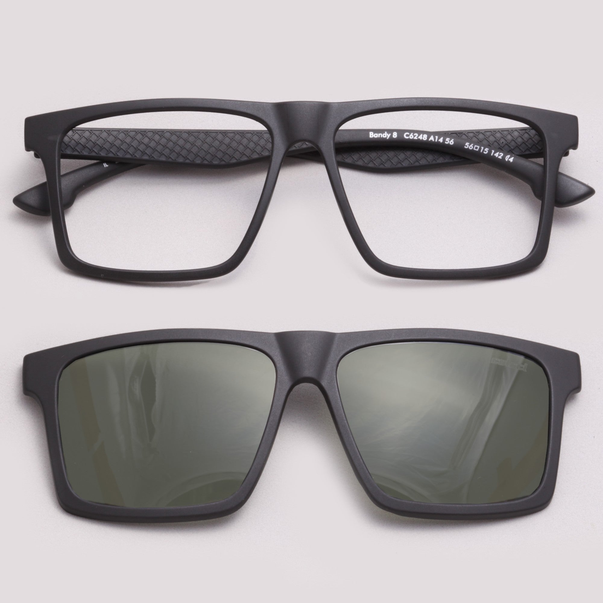 Colcci Bandy 8 Clip on Preto Fosco - Grau - 56 mm