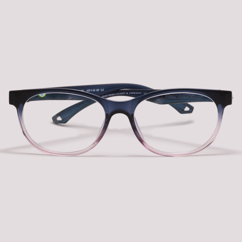 Mormaii Jump Infantil Azul Degradê Rosa Translúcido - Grau - 49 mm