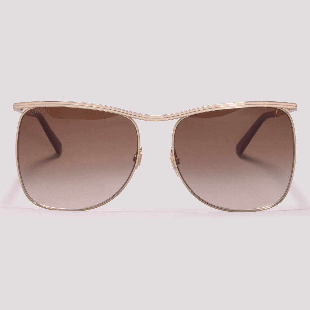 Gucci GG0820S 002 Dourado - Sol - 63 mm