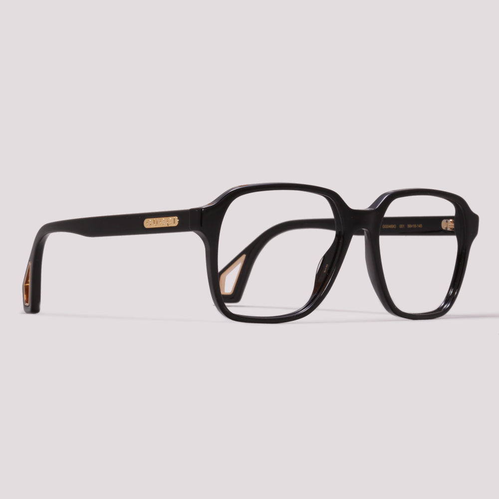 Gucci GG0469O 001 Preto - Grau - 56 mm