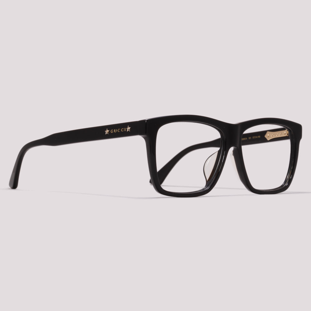 Gucci GG0268OA 001 Preto - Grau - 57 mm