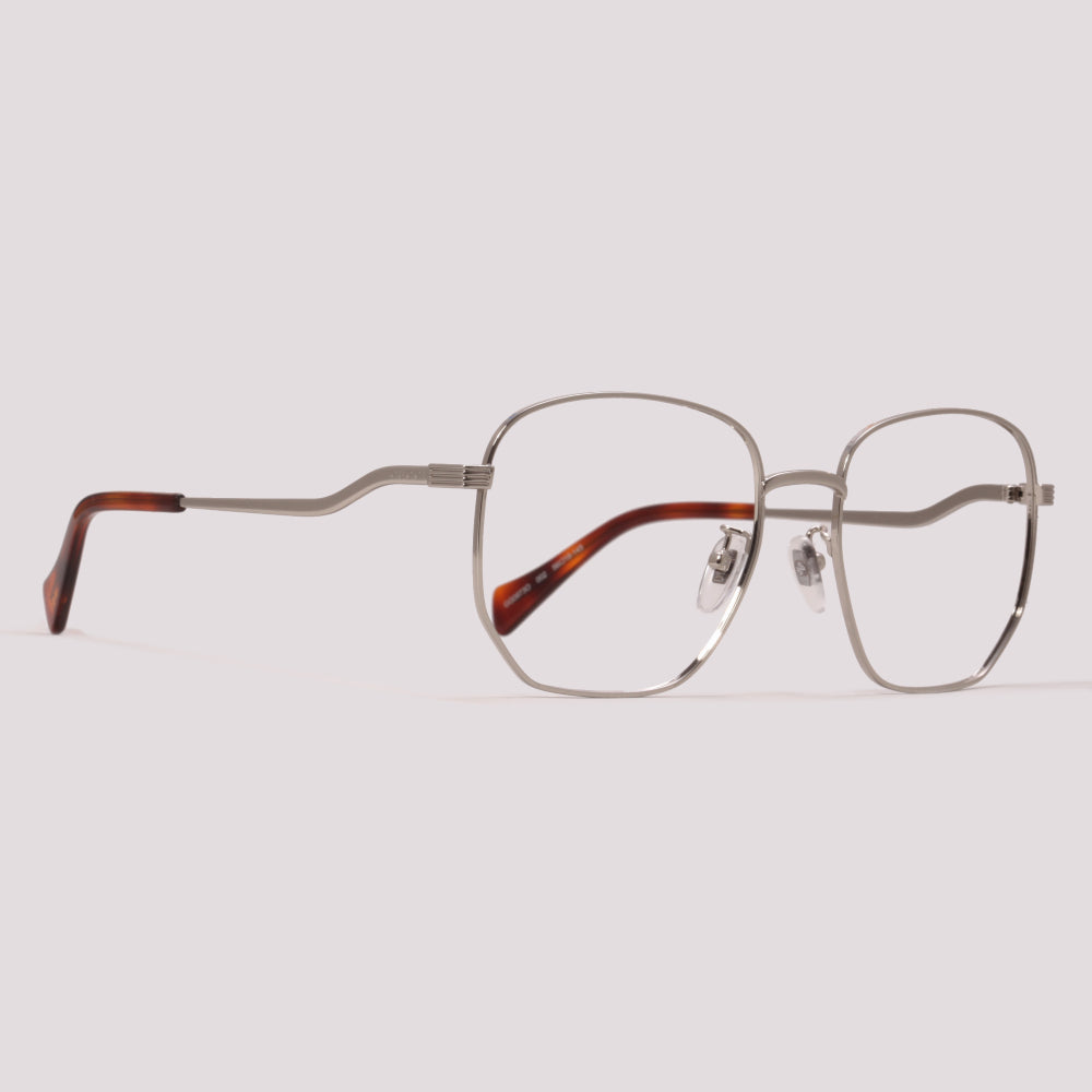 Gucci GG0973O 002 Prata Brilho - Grau - 56 mm