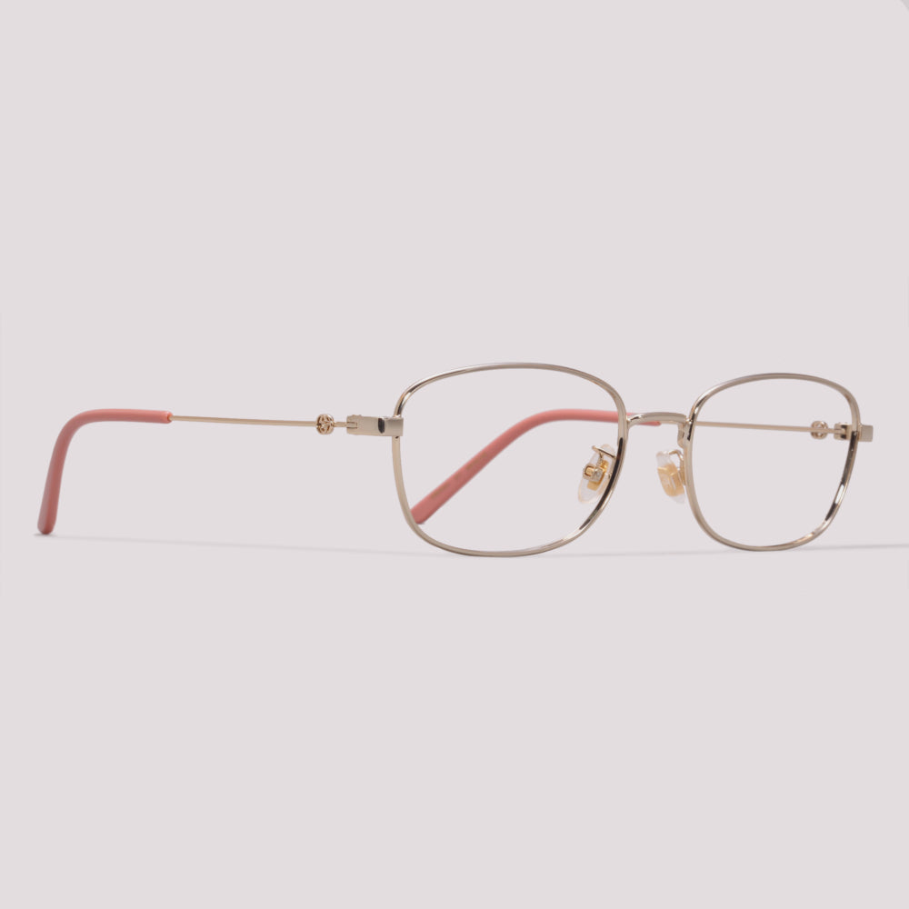 Gucci GG0444O 001 Dourado - Grau - 55 mm