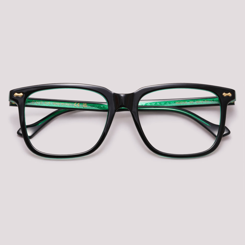 Gucci GG0737O 013 Preto e Verde - Grau - 56 mm
