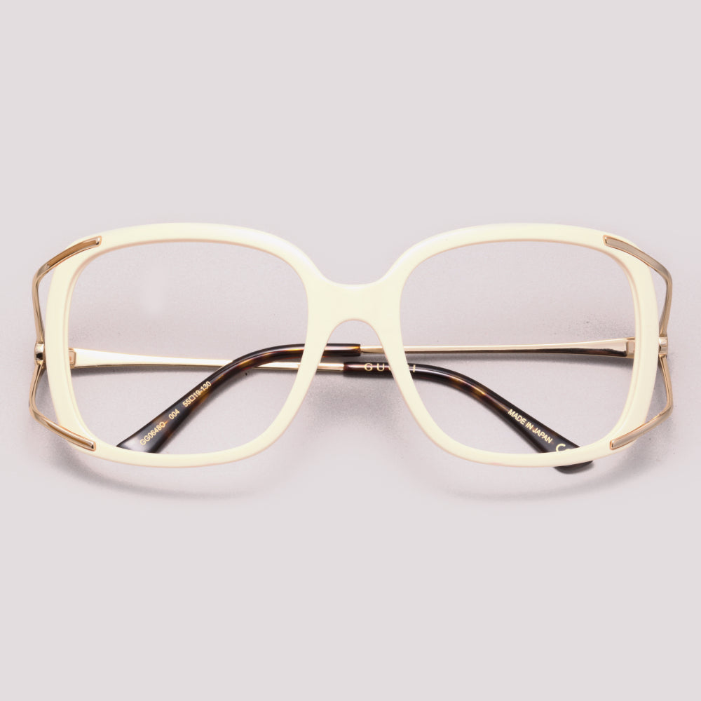 Gucci GG0648O 004 Nude e Dourado - Grau - 55 mm
