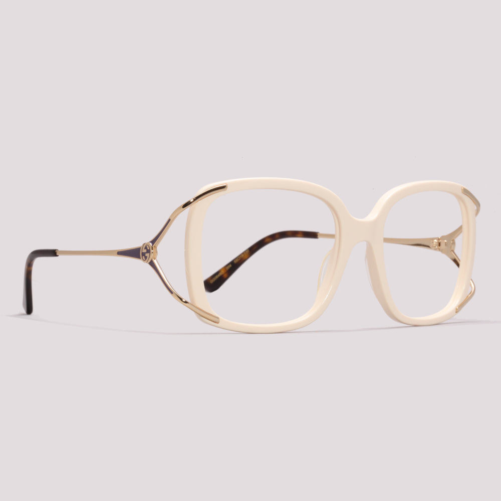 Gucci GG0648O 004 Nude e Dourado - Grau - 55 mm