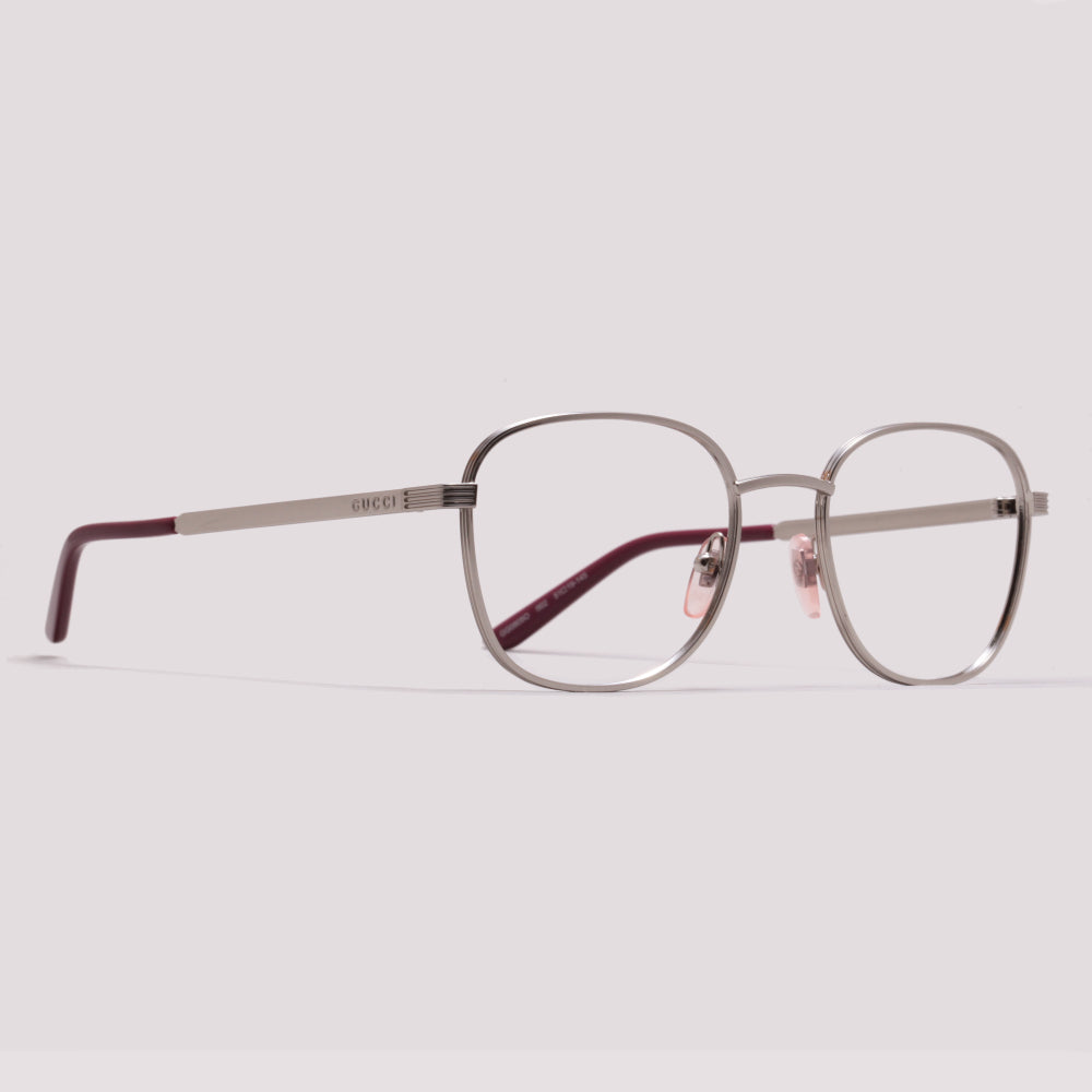 Gucci GG0805O 002 Prata e Roxo - Grau - 51 mm