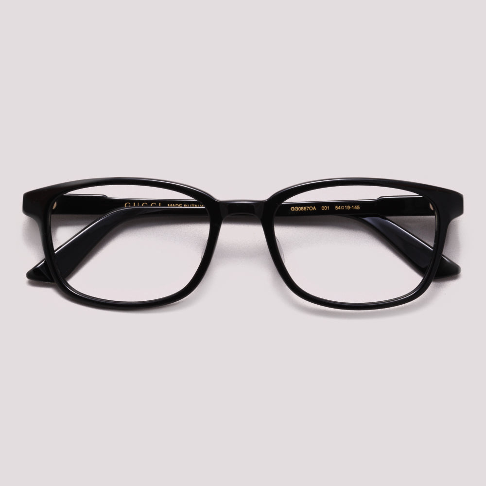 Gucci GG0867OA 001 Preto - Grau - 54 mm