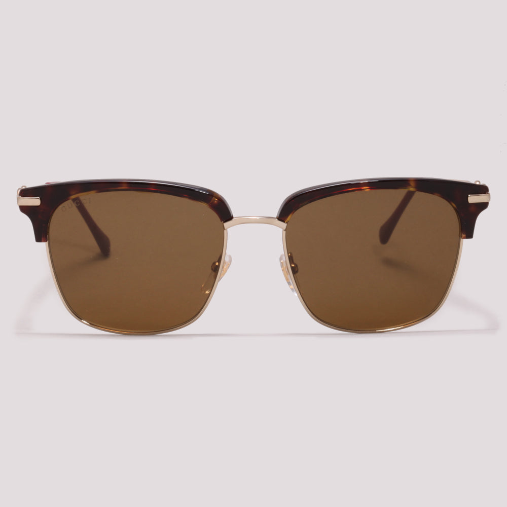 Gucci GG0918S 002 Marrom Mesclado Marrom Total - Sol - 56 mm