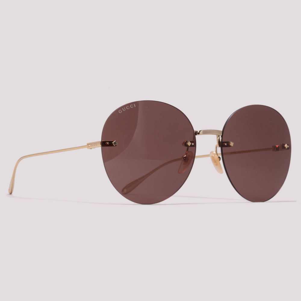 Gucci GG1149S 008 Dourado - Sol - 60 mm