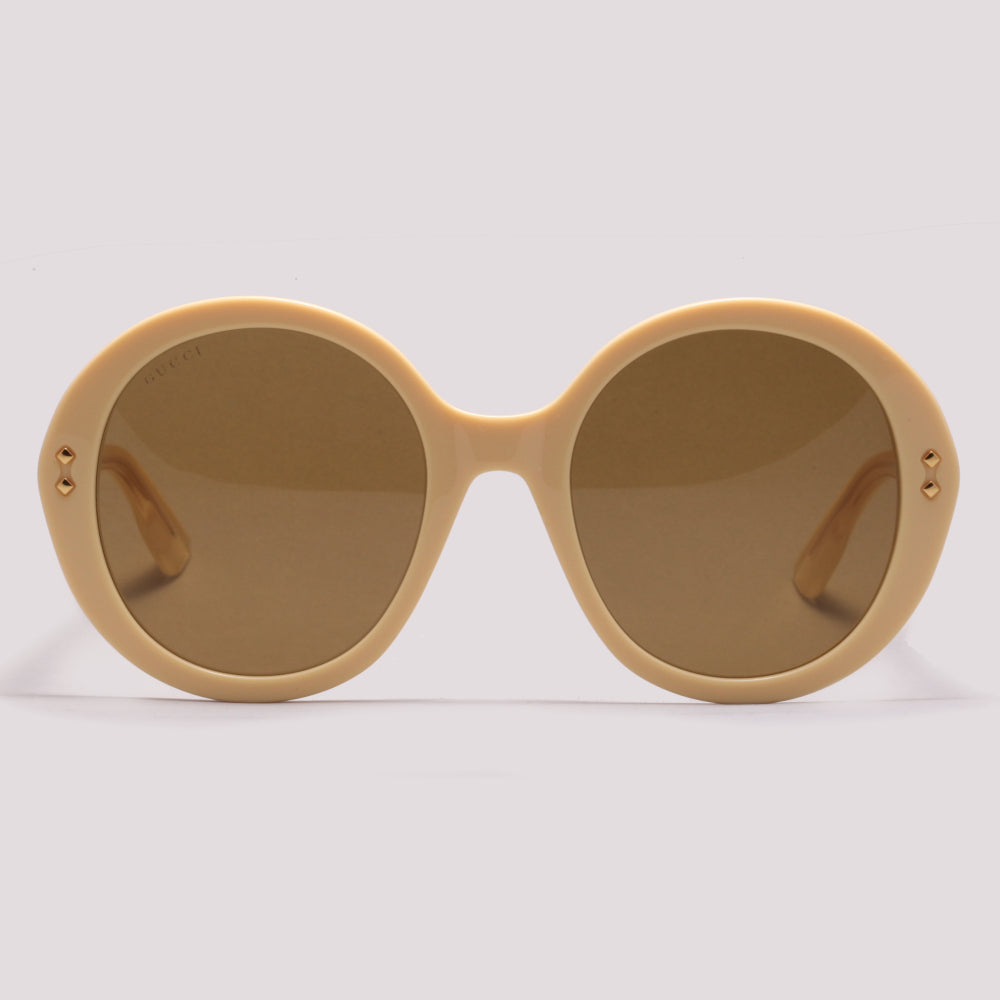 Gucci GG1081S 004 Nude Marrom Total - Sol - 54 mm