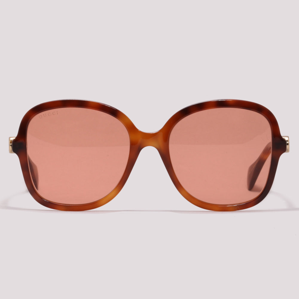 Gucci GG1178S 004 Marrom Mesclado - Sol - 56 mm