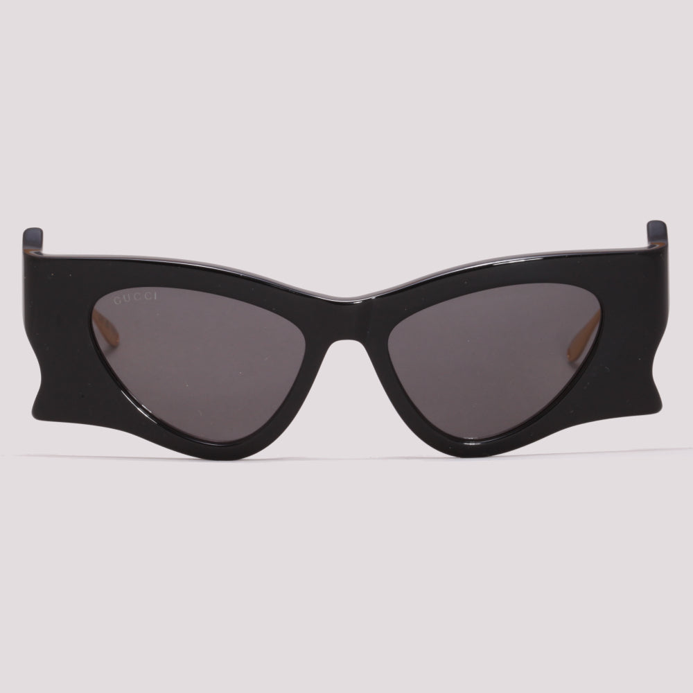Gucci GG1328S 001 Preto e Dourado Brilho Preto Total - Sol - 51 mm
