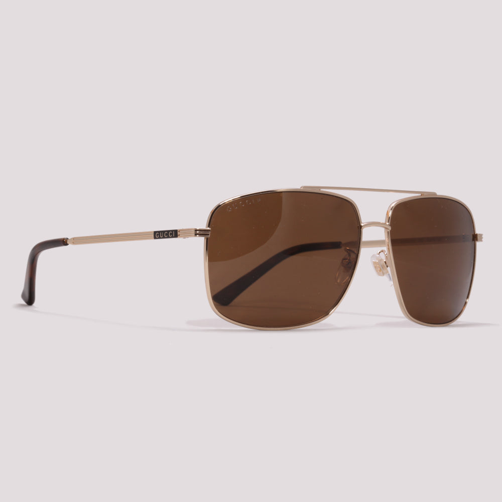 Gucci GG0836SK 002 Dourado - Sol - 63 mm