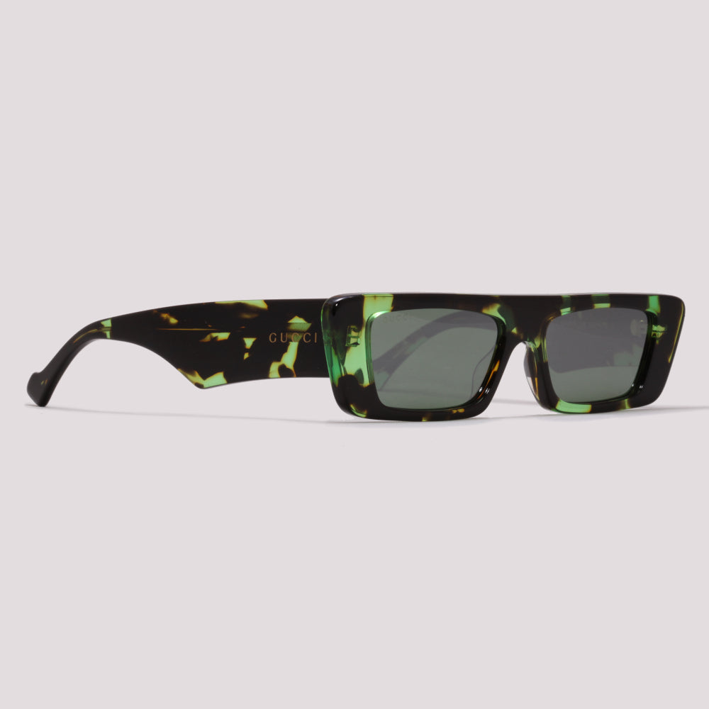 Gucci GG1331S 008 Verde Mesclado Verde Total - Sol - 54 mm