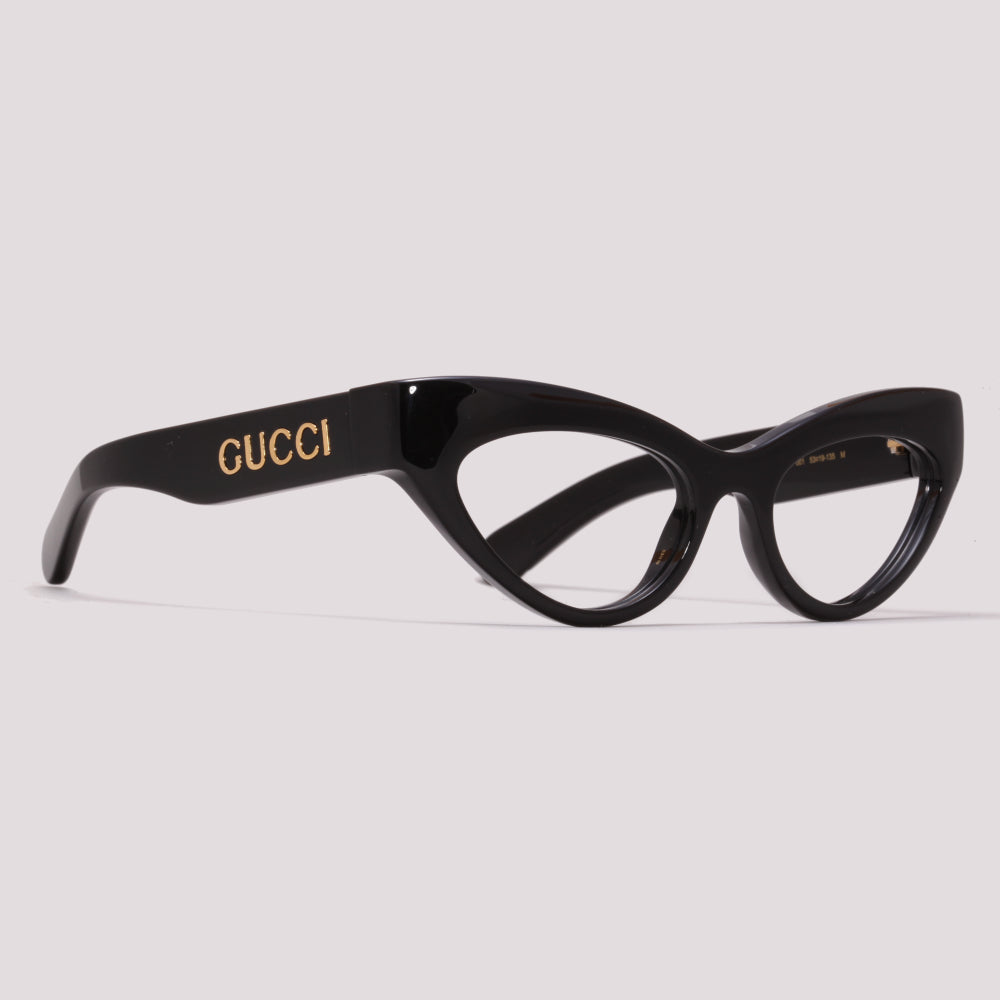 Gucci GG1295O 001 Preto Brilho - Grau - 53 mm