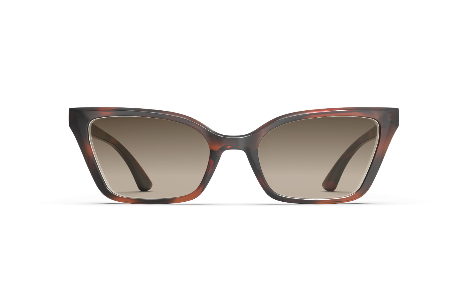 Carol Cazassa Mariana Rios Cat Eye 3112 Marrom Mesclado Brilho / Marrom Degradê - Solar