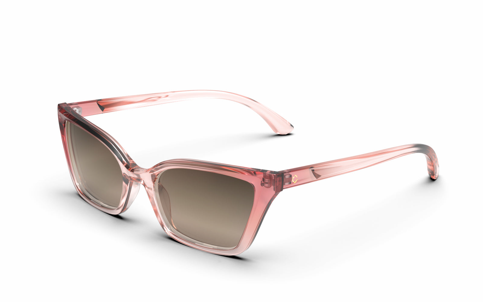 Carol Cazassa Mariana Rios Cat Eye 3113 Rosa Translúcido Brilho / Marrom Degradê - Solar