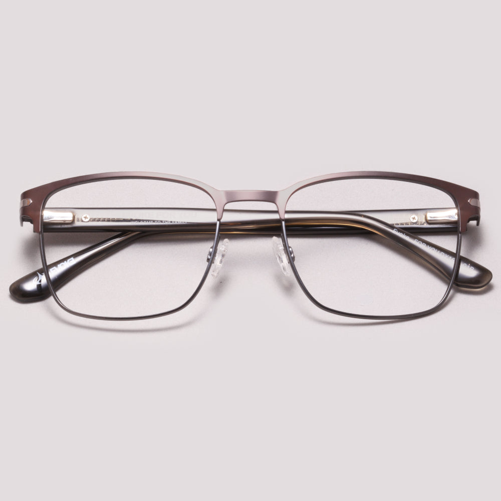 Evoke For You DX181 01B Marrom Fosco - Grau - 54 mm