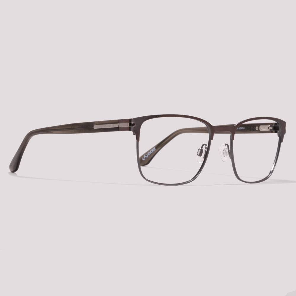 Evoke For You DX181 01B Marrom Fosco - Grau - 54 mm