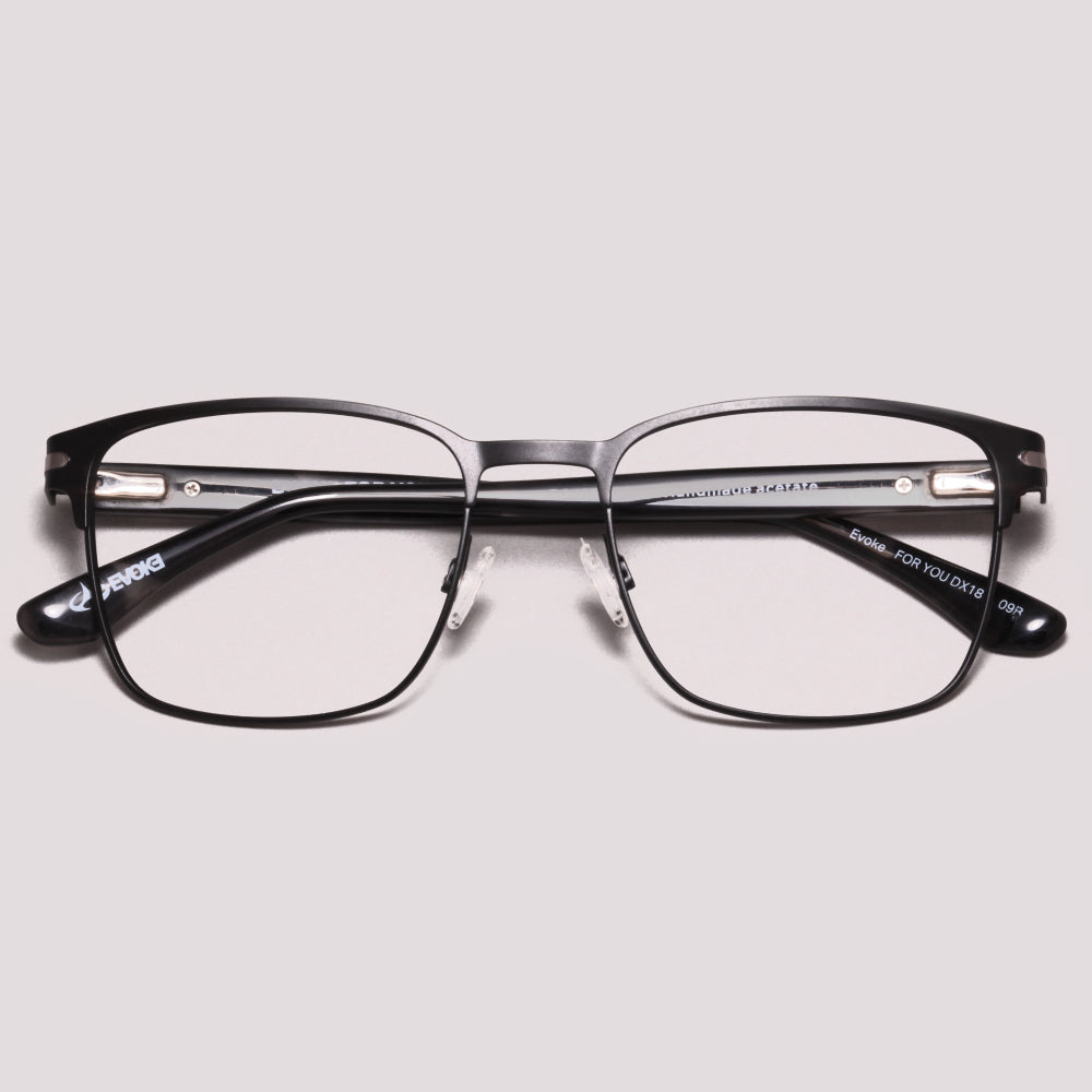 Evoke For You DX181 09B Preto Fosco - Grau - 54 mm