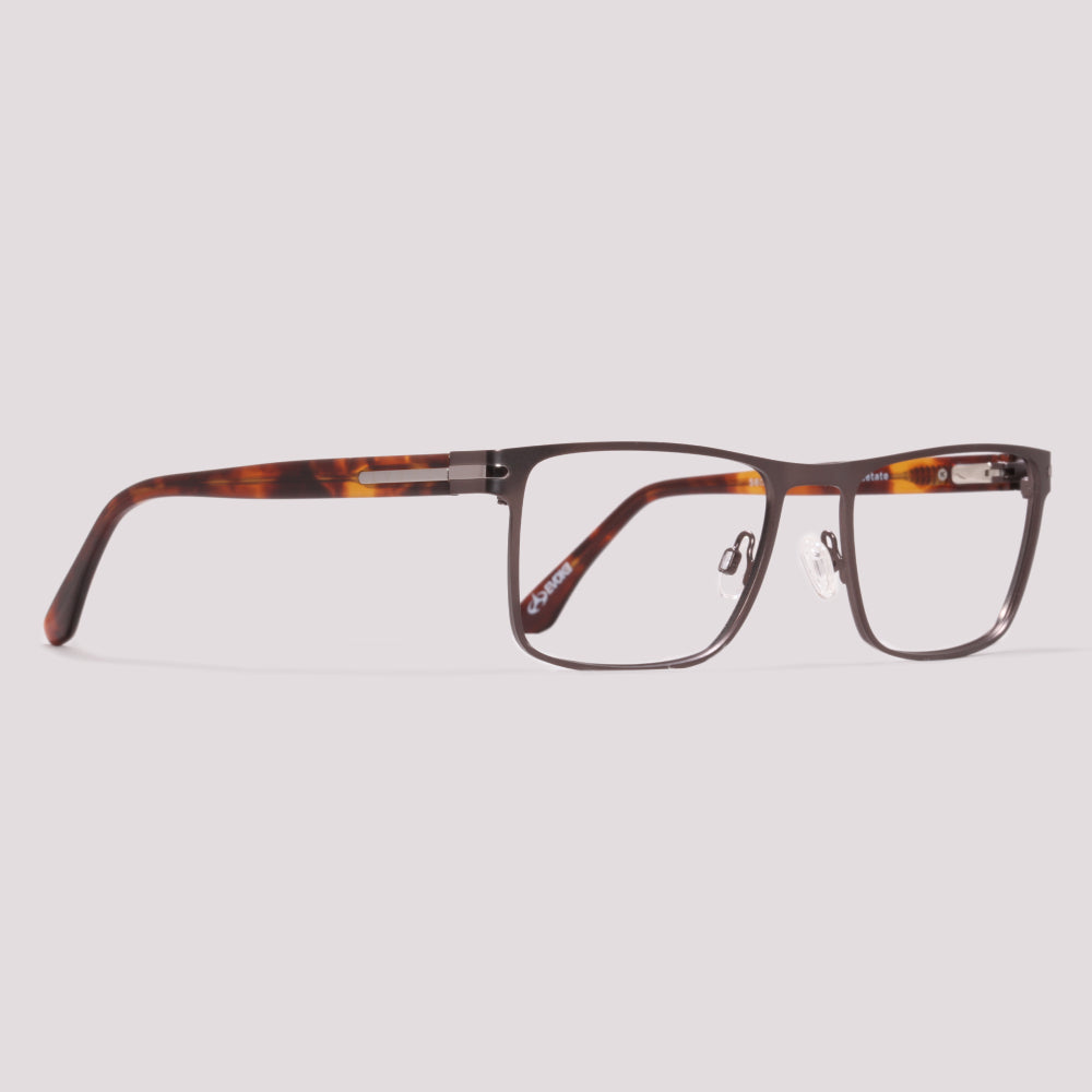 Evoke For You DX182 01B Marrom Fosco - Grau - 56 mm