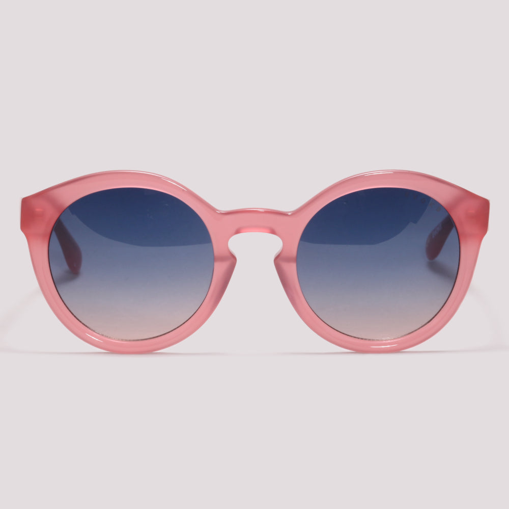 Evoke EVK 47 K01 Rosa Translúcido Azul Degradê - Sol - 53 mm