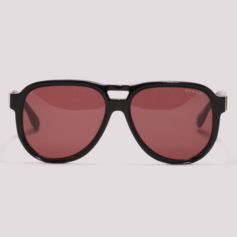 Evoke EVK 48 A03 Preto Brilho Rosa Total - Sol - 56 mm
