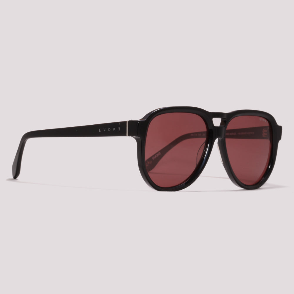 Evoke EVK 48 A03 Preto Brilho Rosa Total - Sol - 56 mm