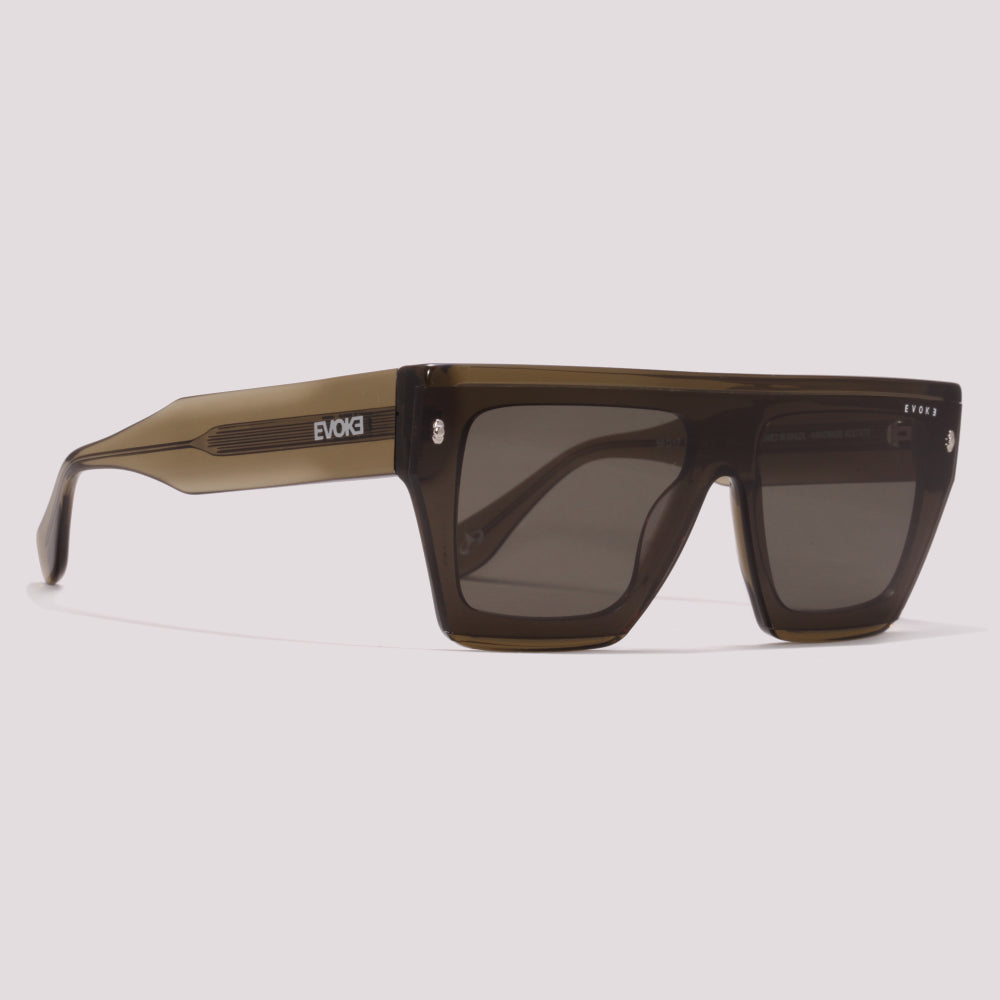 Evoke EVK 64 E02 Verde Translucido Preto - Sol - Sol - 56 mm